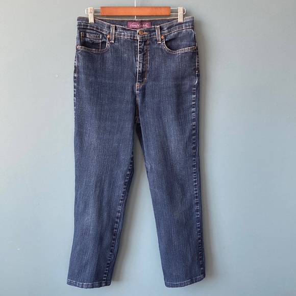 Gloria Vanderbilt Indigo Amanda Missy Fit Jeans Size 10 - Picture 1 of 8